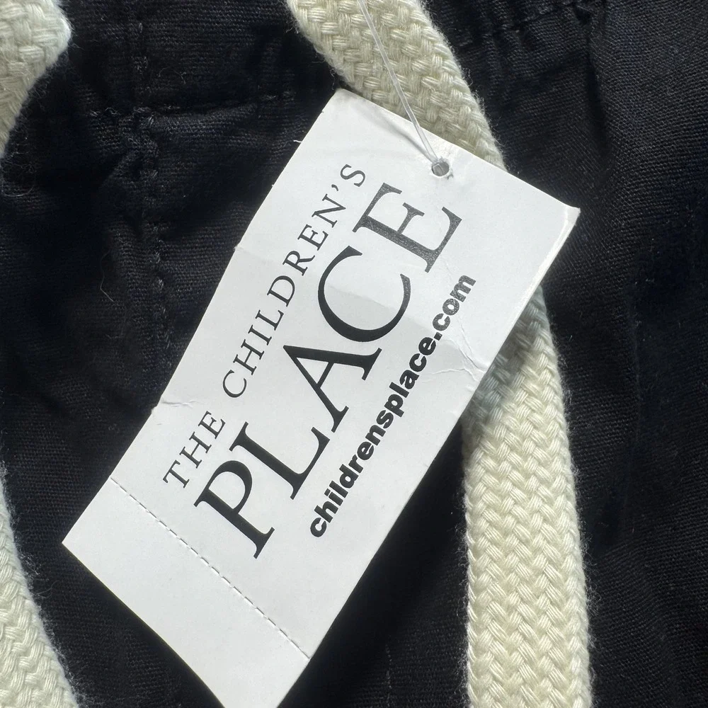 The Children's Place Pull On Pants Boys Size 12 Black New With Tags‎